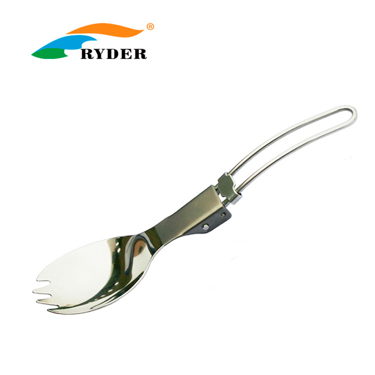 Ryder/萊德不銹鋼野營折疊叉勺（鈦）工廠,批發,進口,代購