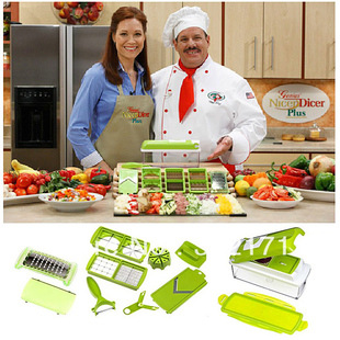 Nicer Dicer Plus 多功能切菜器 沙拉機 廚房用品 12件套合一工廠,批發,進口,代購