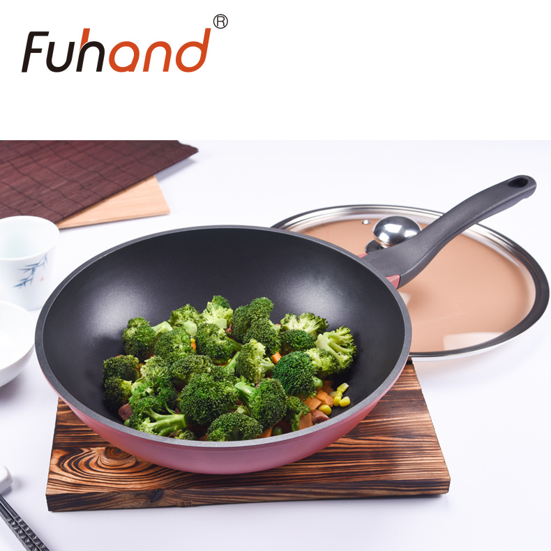 Fuhand/峰恒 炒鍋 不黏 健康無煙鍋 平底炒菜鍋 煤氣電磁爐通用工廠,批發,進口,代購