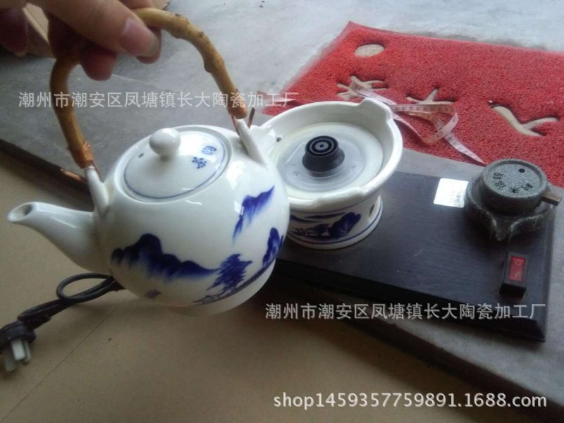 精品茶爐青花山水陶瓷創意 禮品裝商務贈品工廠,批發,進口,代購