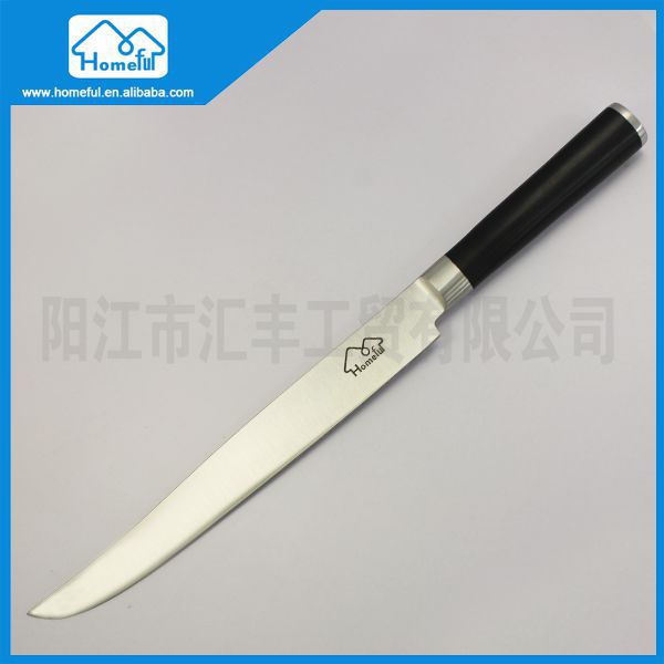 廠傢直銷優質不銹鋼廚房刀 8.5"雙鋼頭ABS柄切片刀 Slicing knife工廠,批發,進口,代購