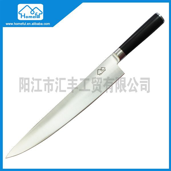 廠傢直銷優質不銹鋼廚房套刀 雙鋼頭ABS柄12”廚師刀 Chef knife工廠,批發,進口,代購