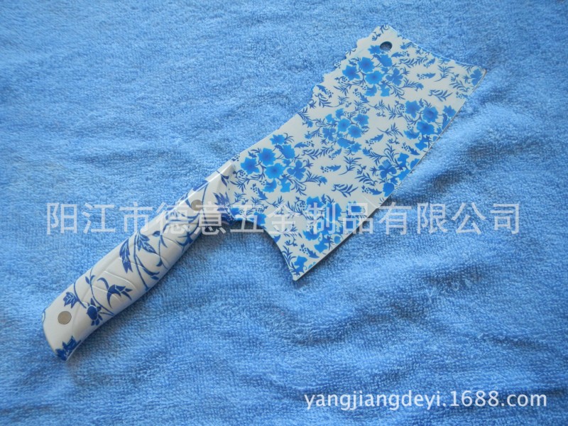 廠傢直銷 廚房套刀 跑江湖 廚房刀具 青花瓷菜刀 不銹鋼菜刀工廠,批發,進口,代購