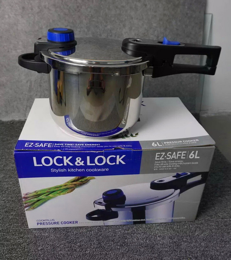 lock&lock樂扣樂扣多功能不銹鋼304高壓鍋壓力鍋燃氣電磁灶通用工廠,批發,進口,代購