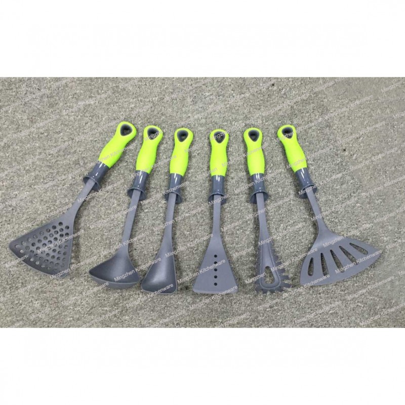 6件橡塑手柄尼龍廚具套裝  Nylon kitchen tools set/6工廠,批發,進口,代購