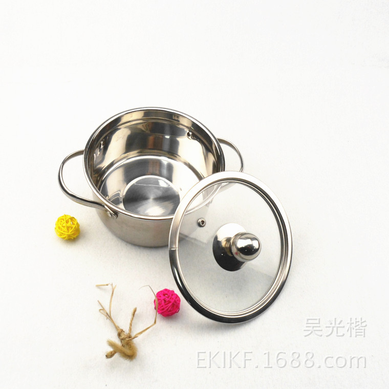 廠傢直銷 無磁特厚單底小火鍋 精品鍋 14-18cm 電磁爐用工廠,批發,進口,代購