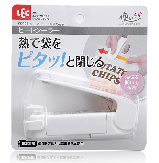 日本LEC封口機手壓電熱封口器茶葉零食保鮮袋茶葉零食迷你封口機工廠,批發,進口,代購