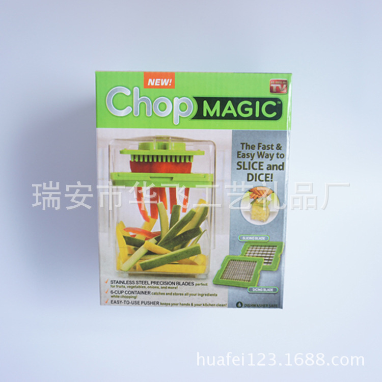 magic chop 按壓式切土豆條土豆丁 多功能手動切菜器 廚房實用工廠,批發,進口,代購