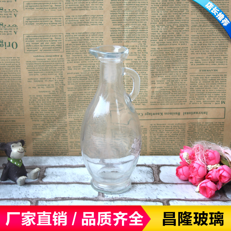 昌隆玻璃 廚房玻璃油瓶帶把350ml 儲物調味玻璃器皿 特價批發批發・進口・工廠・代買・代購