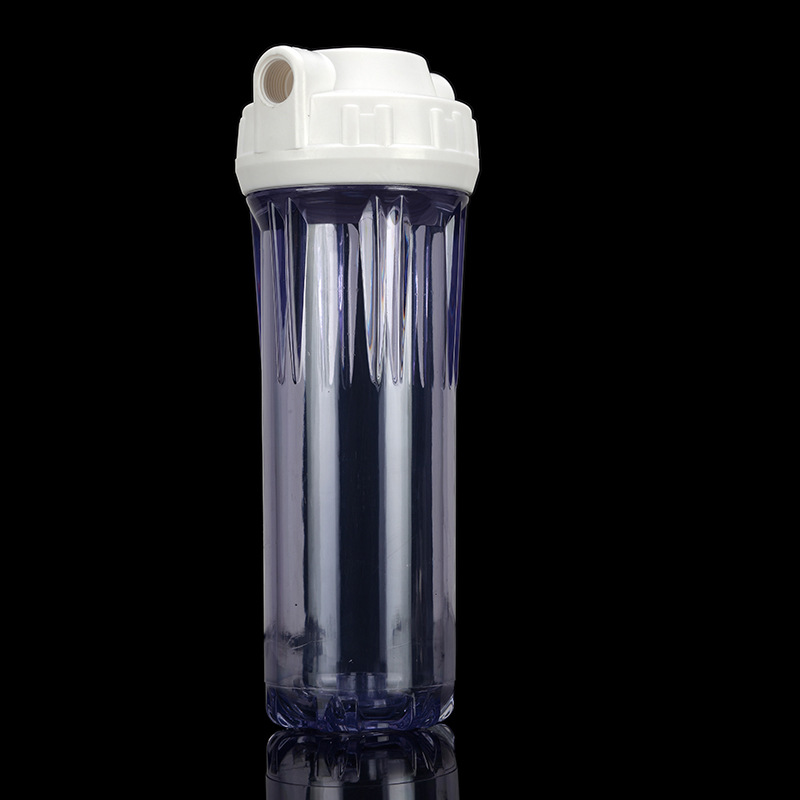 10寸單級透明濾瓶凈水器配件加厚濾瓶2分4分口慮芯外殼通用濾殼批發・進口・工廠・代買・代購