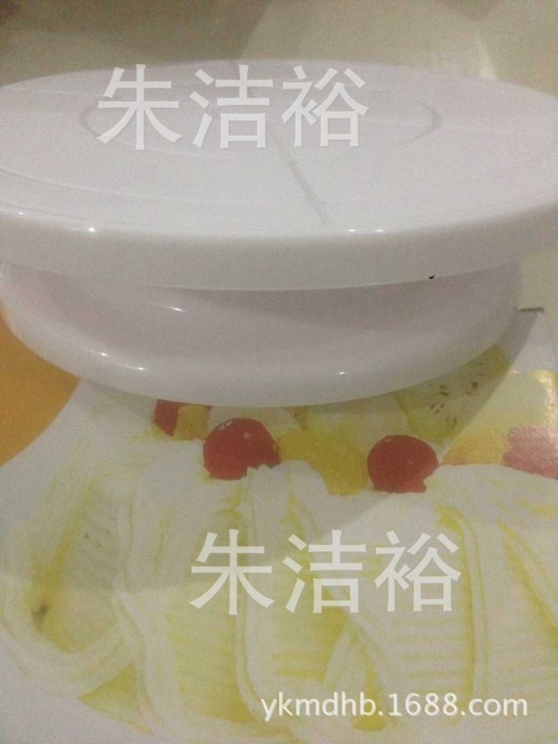 烘焙工具 蛋糕裱花轉臺 食品級塑料材質旋轉轉盤  塑料轉臺 泥塑工廠,批發,進口,代購