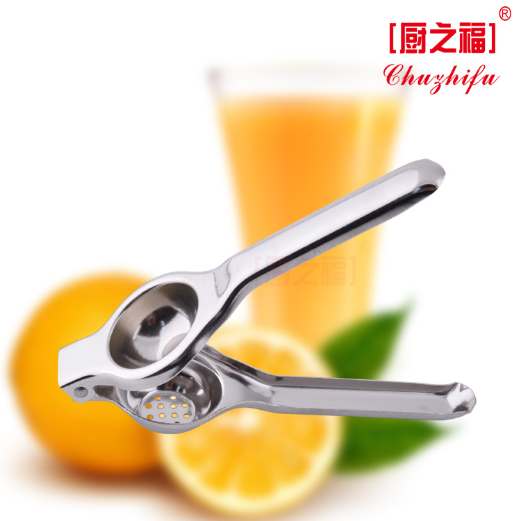 廚之福廚房小工具304不銹鋼加厚手動檸檬榨汁器檸檬夾水果榨汁器工廠,批發,進口,代購