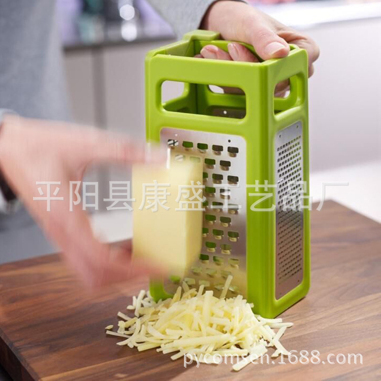 切菜器削皮刀土豆絲蘿卜刨絲不銹鋼四麵刨切片器fold-fiat grater工廠,批發,進口,代購