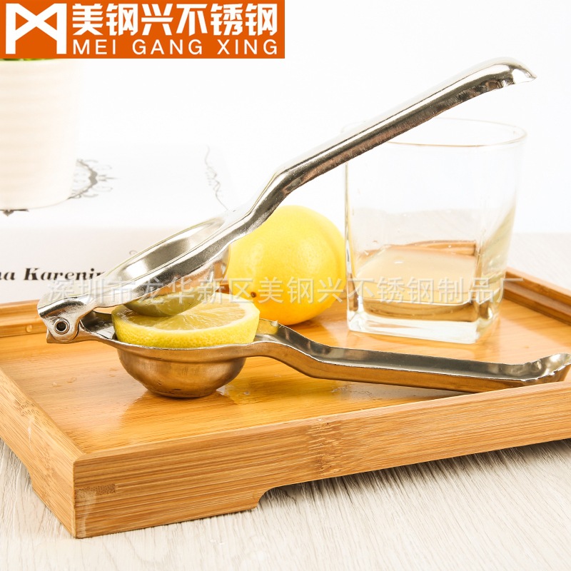 手動不銹鋼檸檬榨汁器 橙子榨汁器 搗蒜器 水果榨汁器 廚房工具工廠,批發,進口,代購