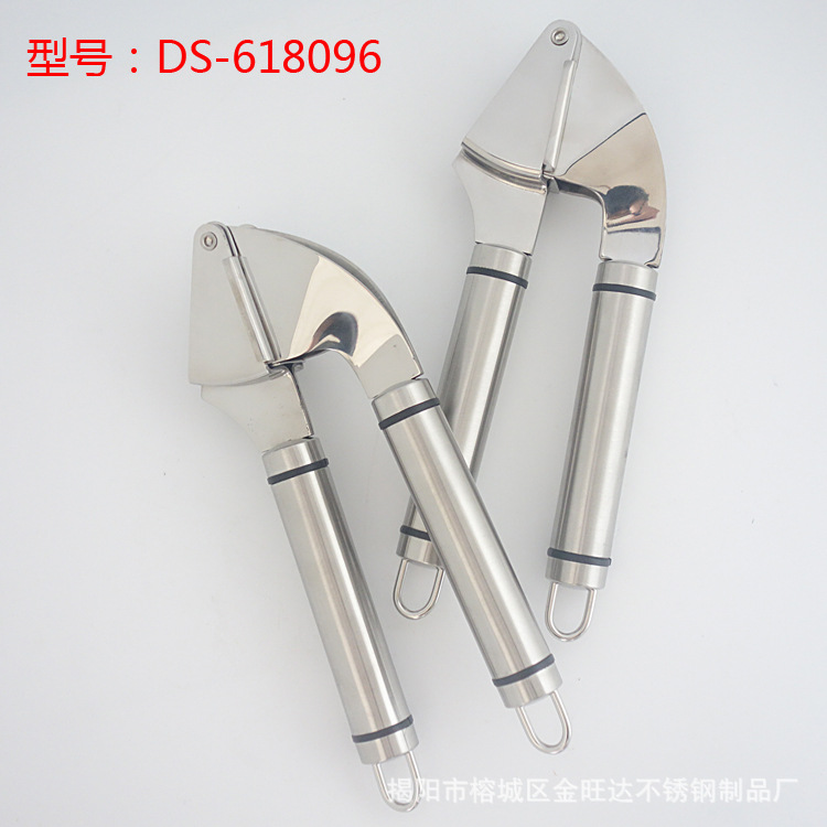 精細打磨 不刮手 便攜不銹鋼色壓蒜器 蒜蓉器廚房小工具工廠,批發,進口,代購