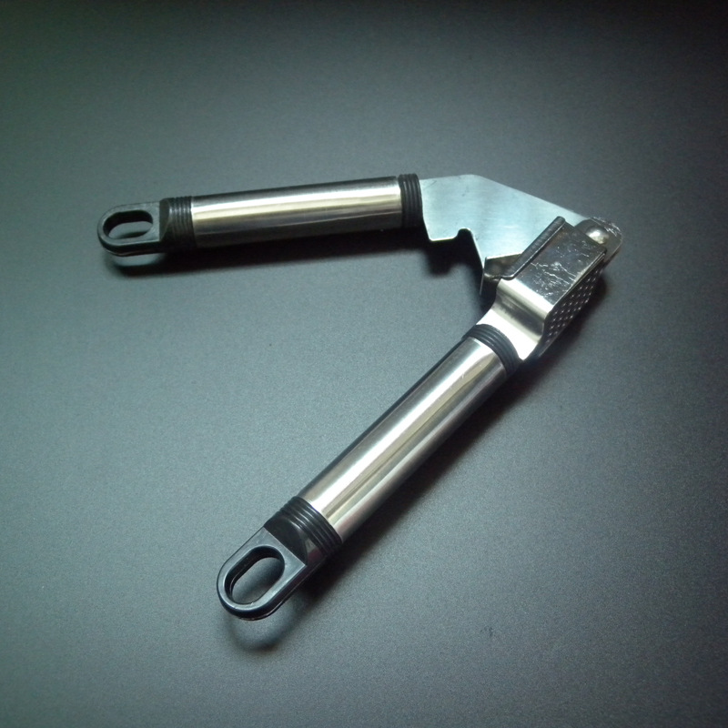 創意廚房小工具 不銹鋼壓蒜器蒜泥器 手動壓蒜器工廠,批發,進口,代購