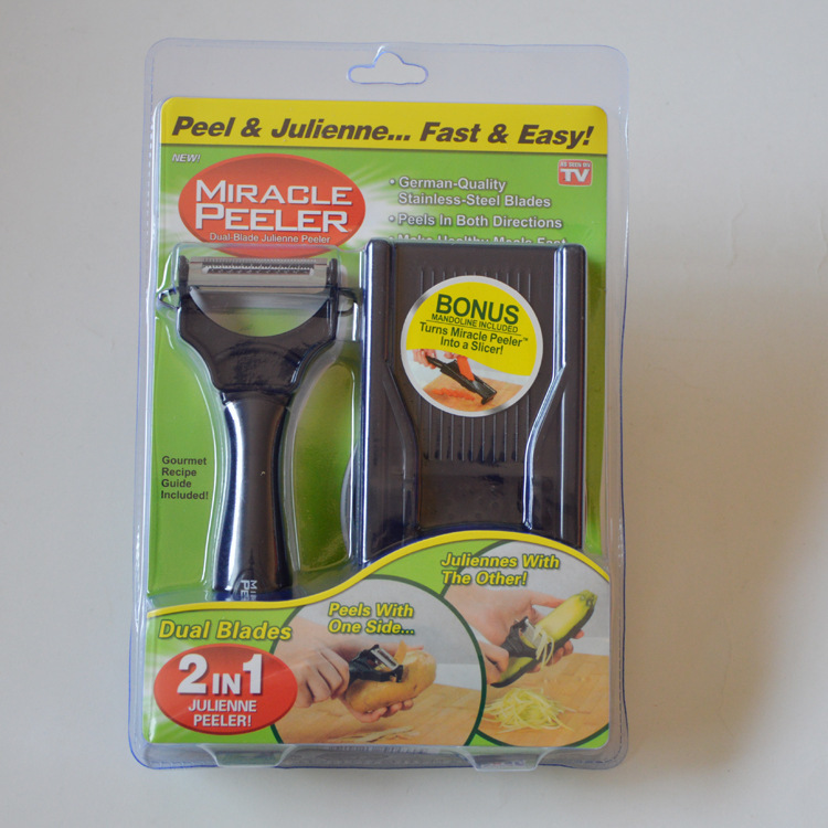 新款tv 多功能切絲器 刨絲器 miracle peeler 切菜器 廠傢直銷工廠,批發,進口,代購