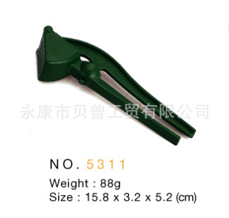 手動鋁合金全噴塑壓蒜器 實用廚房安全環保手動搗蒜器蒜蓉器工廠,批發,進口,代購