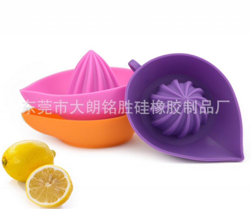 創意廚房小工具 矽膠檸檬榨汁器 橙子擠汁器 多功能手動壓汁器工廠,批發,進口,代購