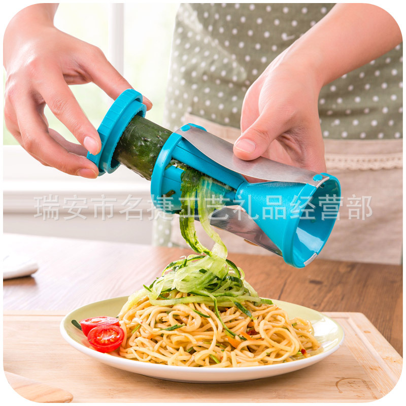 多功能切絲器 創意螺旋漏鬥削絲器旋轉沙漏切絲器 切菜刨絲器工廠,批發,進口,代購