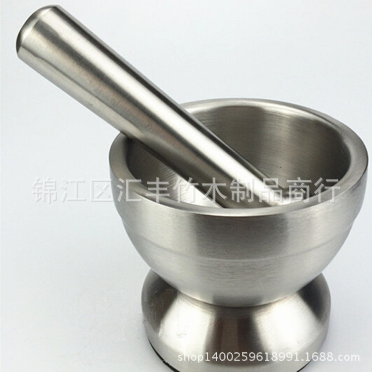 不銹鋼搗蒜器搗藥罐 阿裡巴巴不銹鋼缽批發工廠,批發,進口,代購