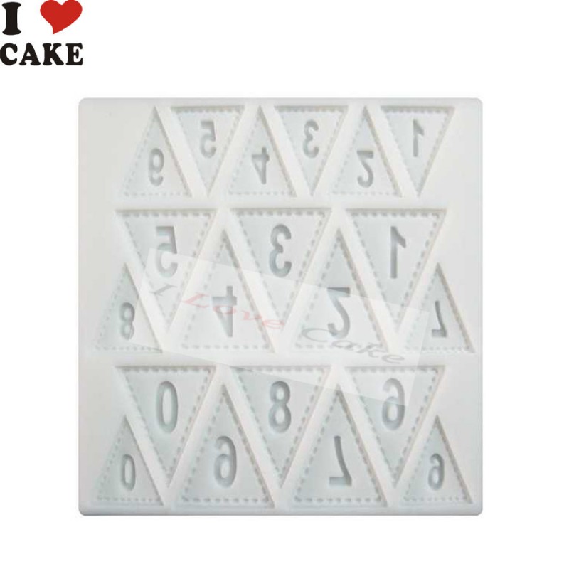 新款3D矽膠翻糖蛋糕模 數字造型蛋糕模I Love Cake 烘焙用品工廠,批發,進口,代購