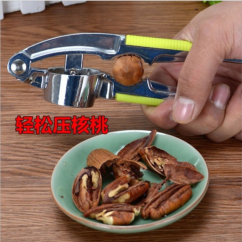 鋅合金壓蒜器不銹鋼色兩用蒜泥器核桃夾多功能壓蒜器0.19工廠,批發,進口,代購