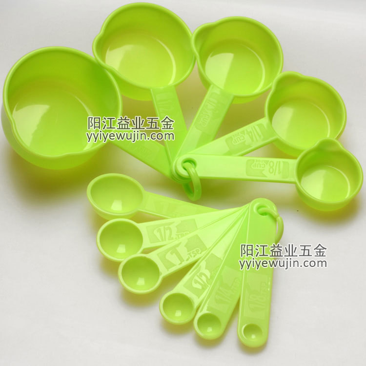 塑料量勺 11件套 量匙 標有刻度 烘焙DIY必備工具工廠,批發,進口,代購