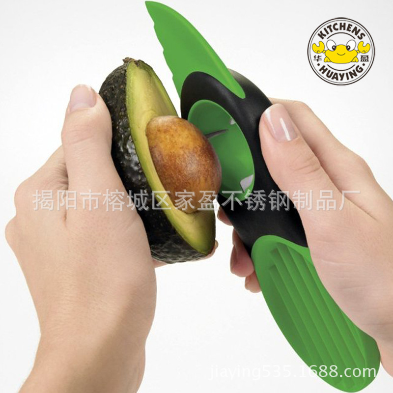創意傢居 廚房用品 去核器 牛油果切片器 獼猴桃香瓜牛油果切片器工廠,批發,進口,代購