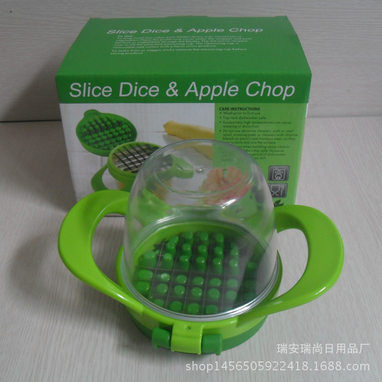 2016新款創意廚房用品 多功能切菜器 新奇特 切粒器 水果切塊器工廠,批發,進口,代購