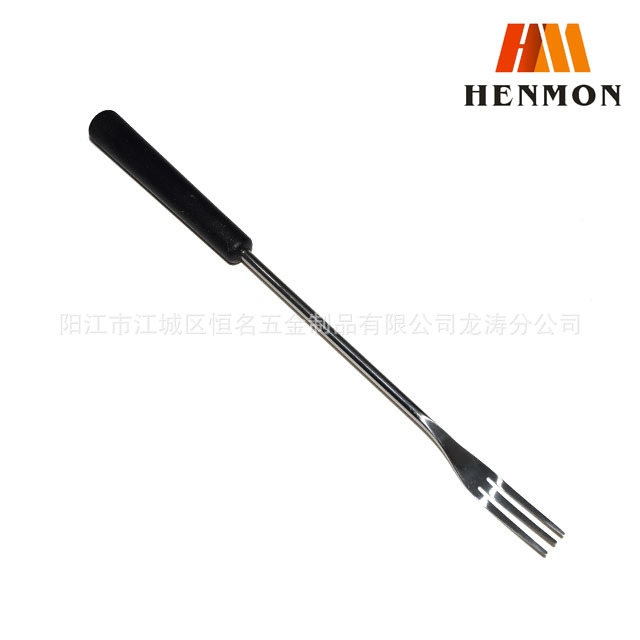 廠傢直銷廚房用品/木柄不銹鋼火鍋食物肉叉工廠,批發,進口,代購