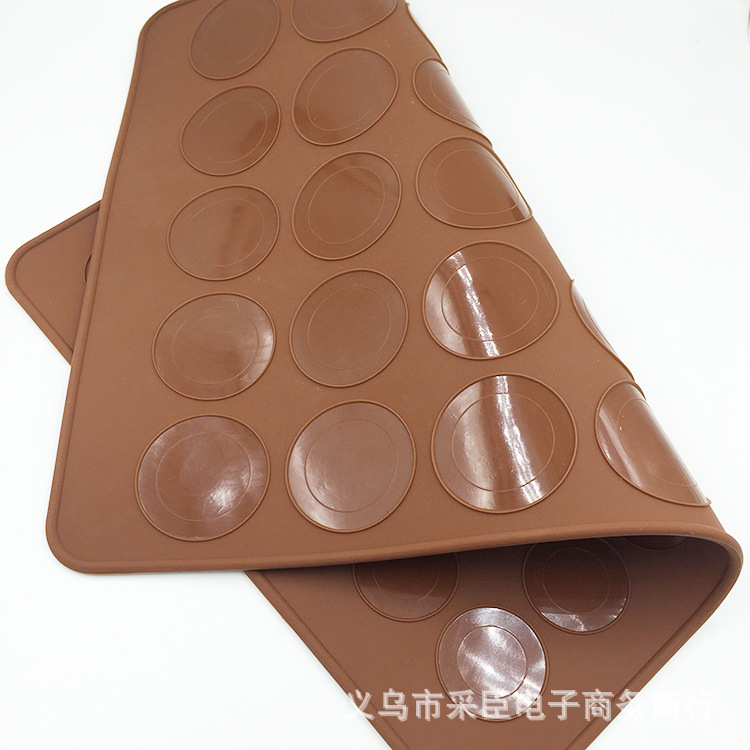 雙麵馬卡龍矽膠模具 烘焙矽膠墊 30孔大5cm 48孔小3.8cm 廚房用品工廠,批發,進口,代購