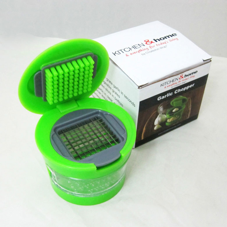 熱銷新品tv 廚房小工具 Garlic Chopper 迷你壓蒜器 多功能切蒜器工廠,批發,進口,代購