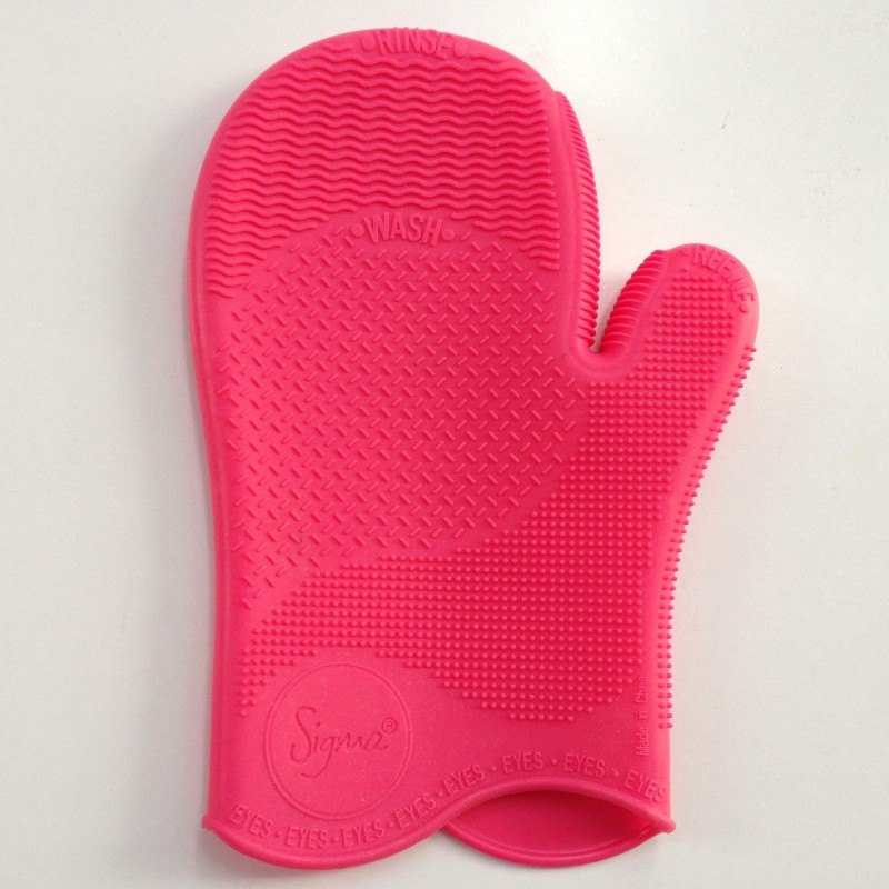 綠色矽膠隔熱手套 防護手套 廚房烘培矽膠耐高溫清潔手套 帶內忖工廠,批發,進口,代購