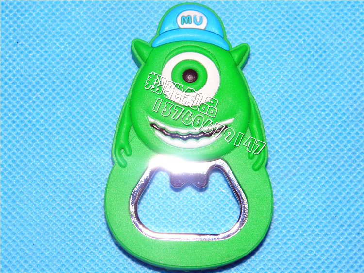 翔馳工廠直銷單眼綠蛙開瓶器 卡通磁性開瓶器 可來圖定做批發・進口・工廠・代買・代購