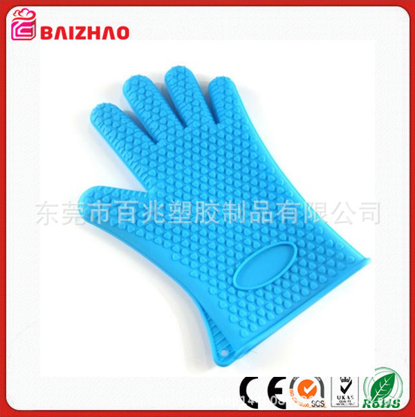 加厚190gシリコン手袋BBQ gloves 矽膠洗碗烘焙微波爐隔熱手套工廠,批發,進口,代購