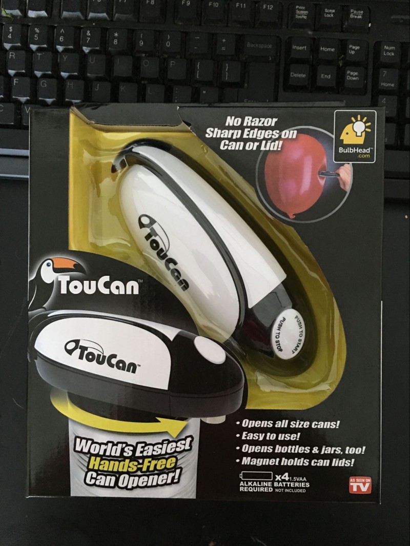 TV新款電動開罐器 鸚鵡嘴自動罐頭開瓶器TouCan Can Opener工廠,批發,進口,代購