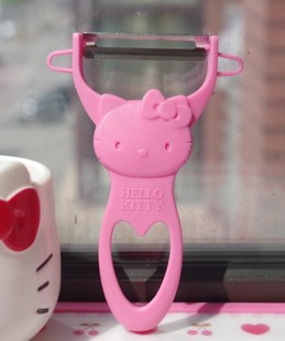 可愛廚房用品 hello kitty水果削皮器 削瓜皮器 瓜果削皮刀0.1kg工廠,批發,進口,代購