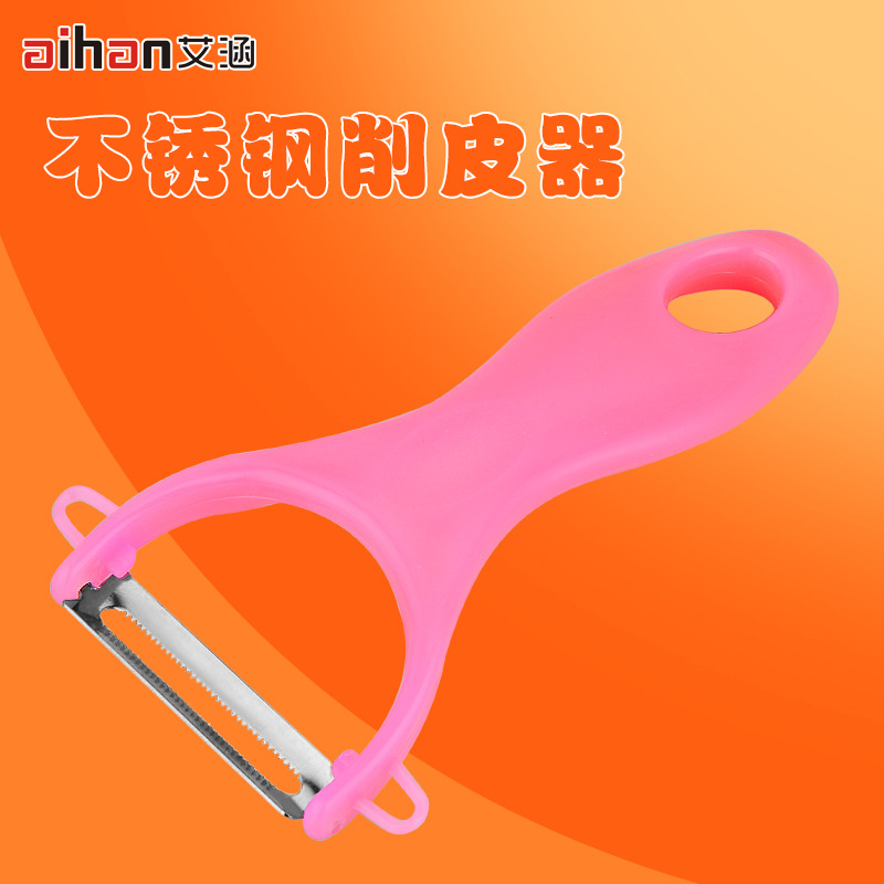 不銹鋼削皮刀/蘋果皮刀/瓜果刨 AH306削皮器 廚房小工具批發工廠,批發,進口,代購