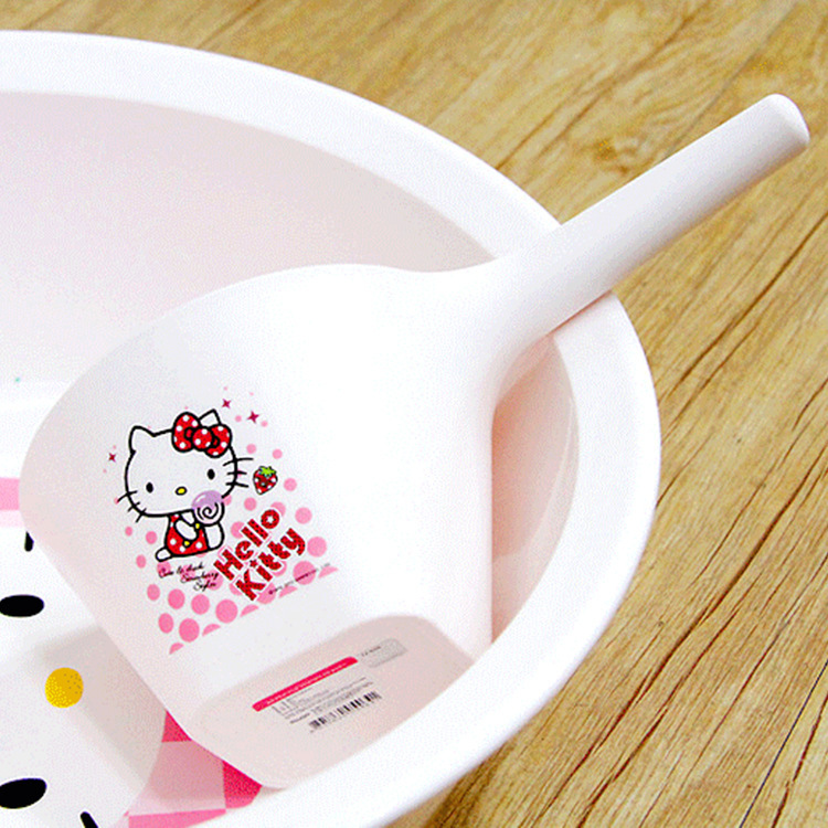 韓國進口正品 Hellokitty 凱蒂貓棒棒糖水瓢 水勺塑料水舀子工廠,批發,進口,代購