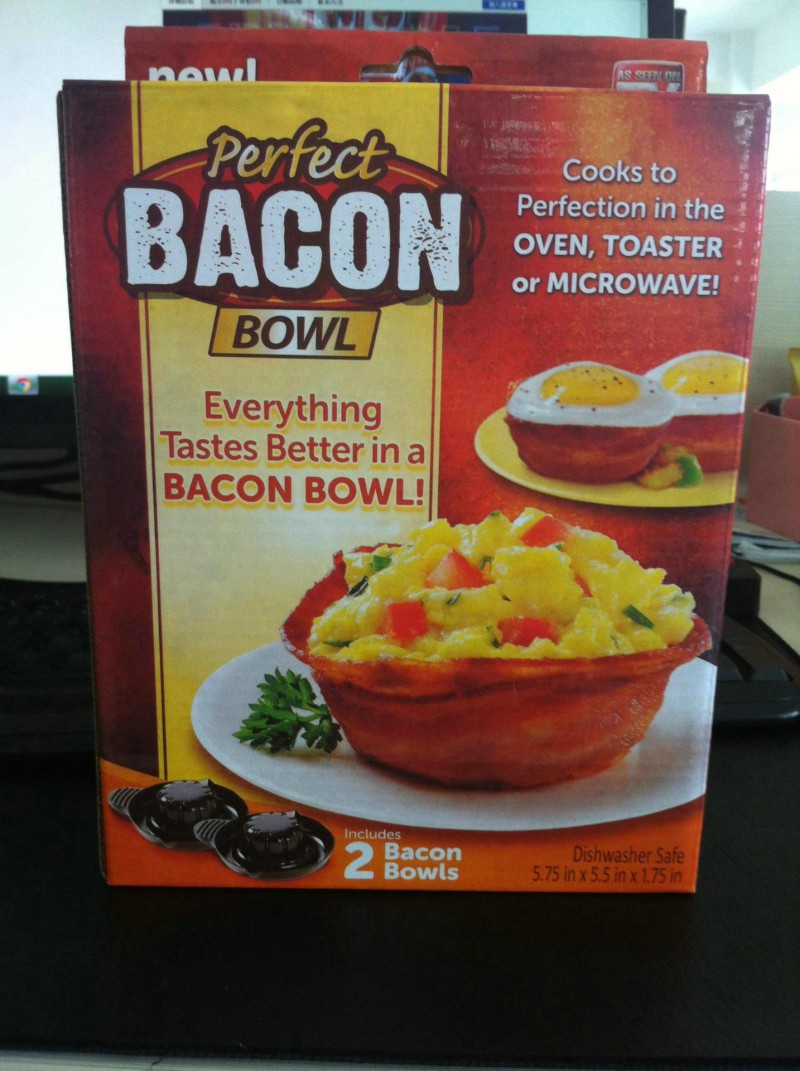 Perfect Bacon Bowl TV產品 廚房 烘焙模具 烤盤 沙拉碗 廠傢直銷工廠,批發,進口,代購