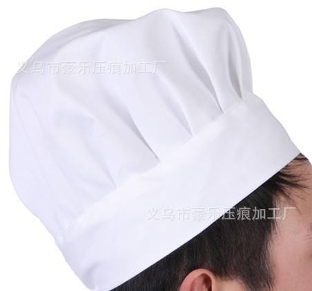 供應植物纖維中高圓頂廚師帽 chef hat/可來圖定做批發・進口・工廠・代買・代購