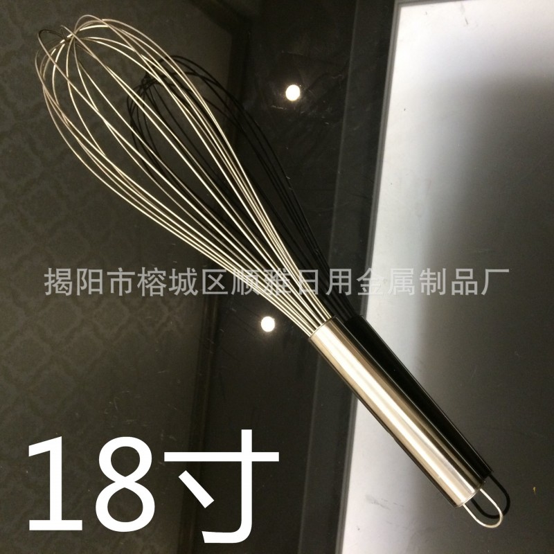 不銹鋼手動18寸打蛋器_無磁18寸特厚8線25大手柄工廠,批發,進口,代購