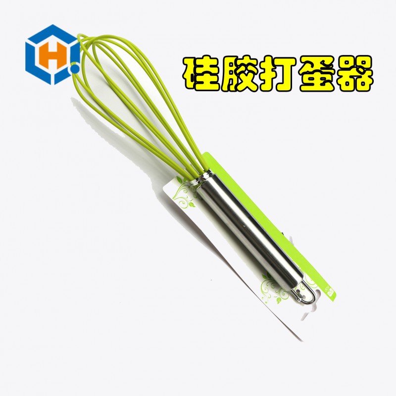 打蛋器 不銹鋼矽膠打蛋器攪拌器 手動迷你8寸10寸 403/430打蛋器工廠,批發,進口,代購