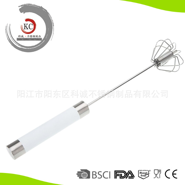 不銹鋼旋轉打蛋器/攪拌器/攪蛋器/egg whisk egg beater工廠,批發,進口,代購