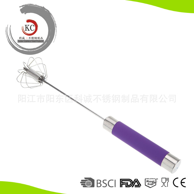 不銹鋼旋轉打蛋器/攪拌器/攪蛋器/egg whisk egg beater工廠,批發,進口,代購