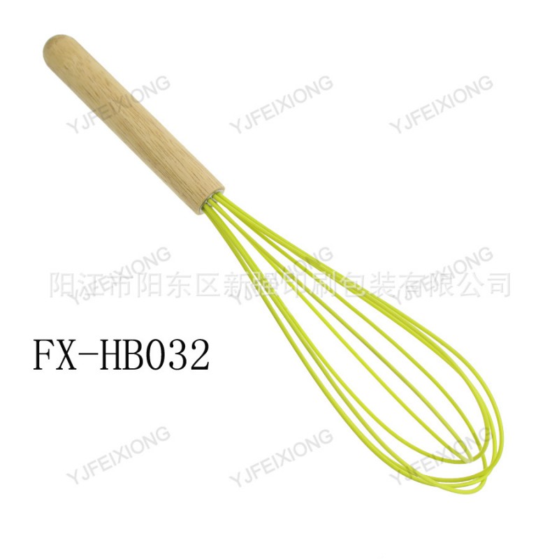 外貿貨源廚房居傢手動傳統木柄打蛋器HB032egg  whisk工廠,批發,進口,代購