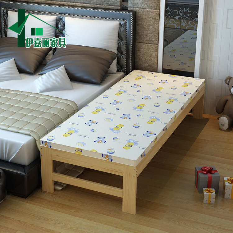 拼接床加寬床男孩簡易實木兒童床帶護欄定做床板定製單人床邊拼床工廠,批發,進口,代購