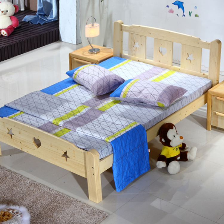 廠價直銷芬蘭松木床1.2米單人環保男孩女孩實木傢具特價兒童床工廠,批發,進口,代購