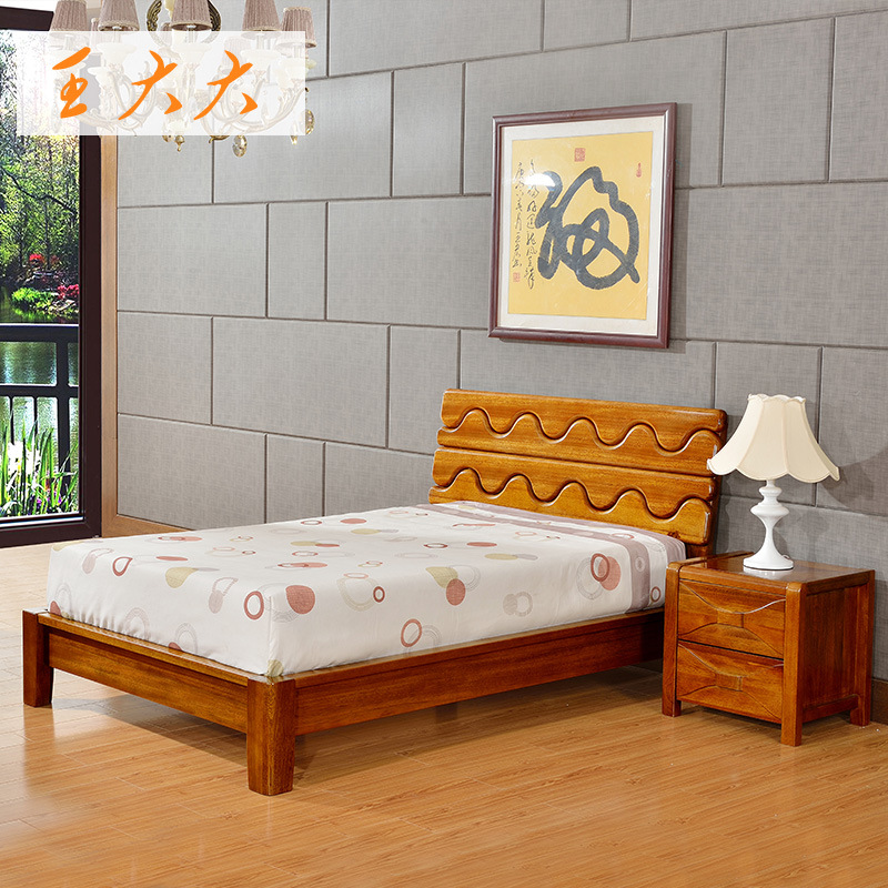 中式實木床 北美黑胡桃木兒童床 高低式學生床 1.2*1.9米大人小孩工廠,批發,進口,代購